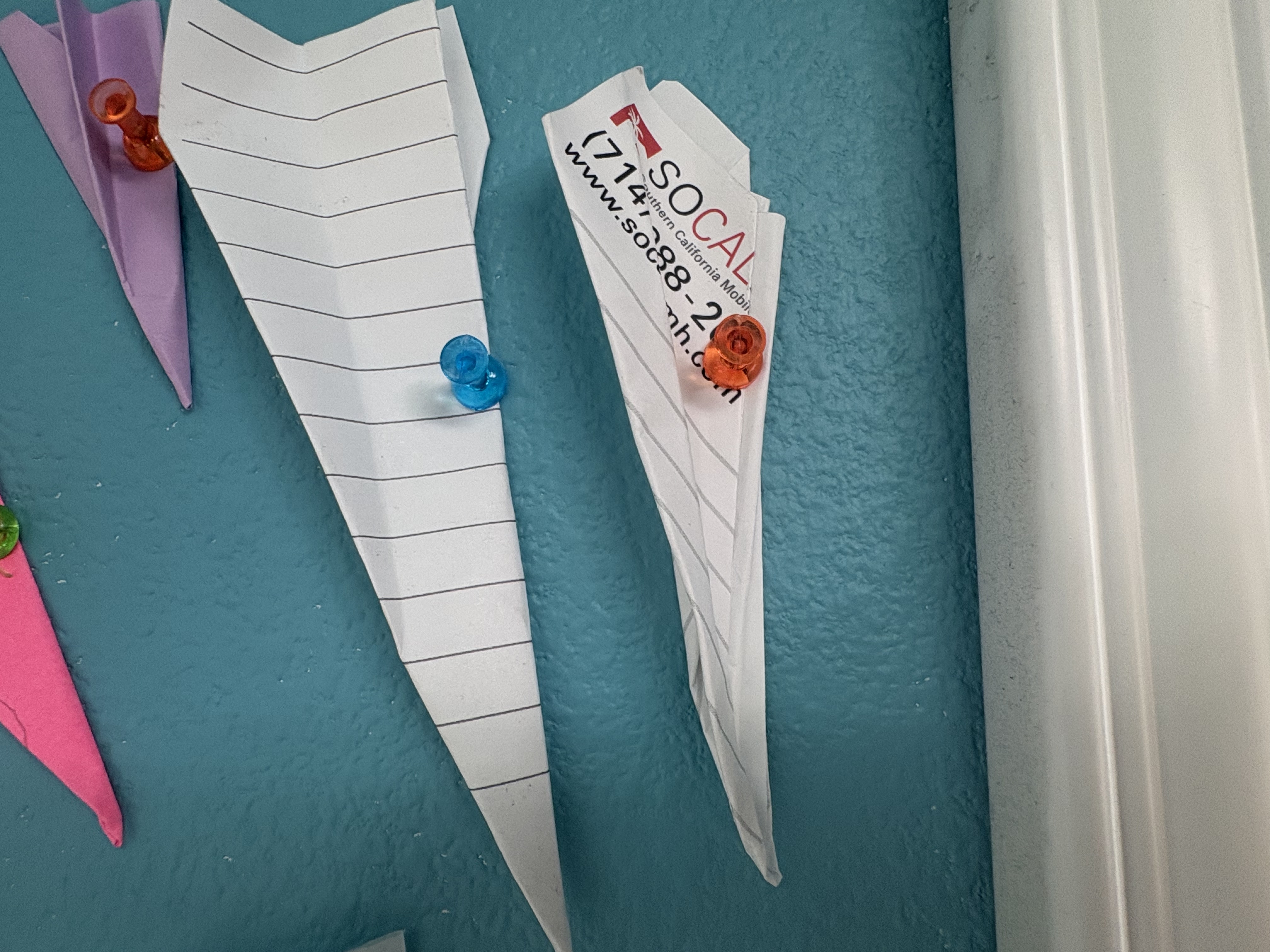 Socal Note Mark II Paper Airplane